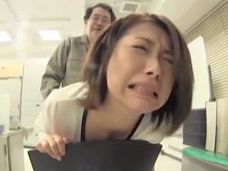 Kinky Japanese bitch gets fucked hard by a sprinkling horny dudes