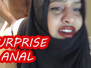 Homemade Arab anal be thrilled by