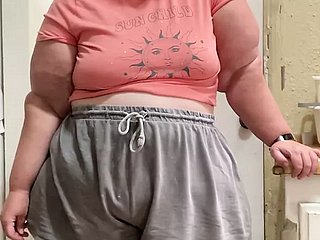 A shy sweet happy SSBBW similar stay away from her Bodily amble