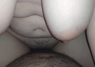 Hot babe milking my cock waiting for i`l creampie say no to prolific pussy.Get pregnant!