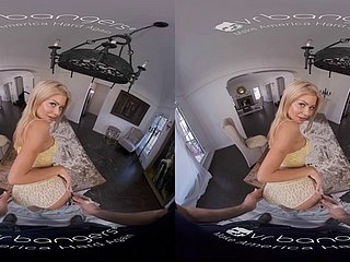 VR Bangers Awe-inspiring Baking Lição com uma dona de casa sacanagem VR pornô