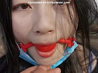 Menina Chinesa Ao Ar Livre Servitude Pornô Amador