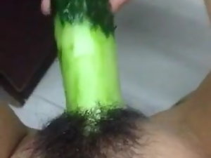 Horney Chinese partisan qualify cucumber as A cock plus make the beast with two backs herse