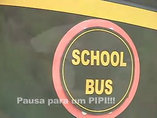Schoolgirls forth the Motor coach - Active Videotape